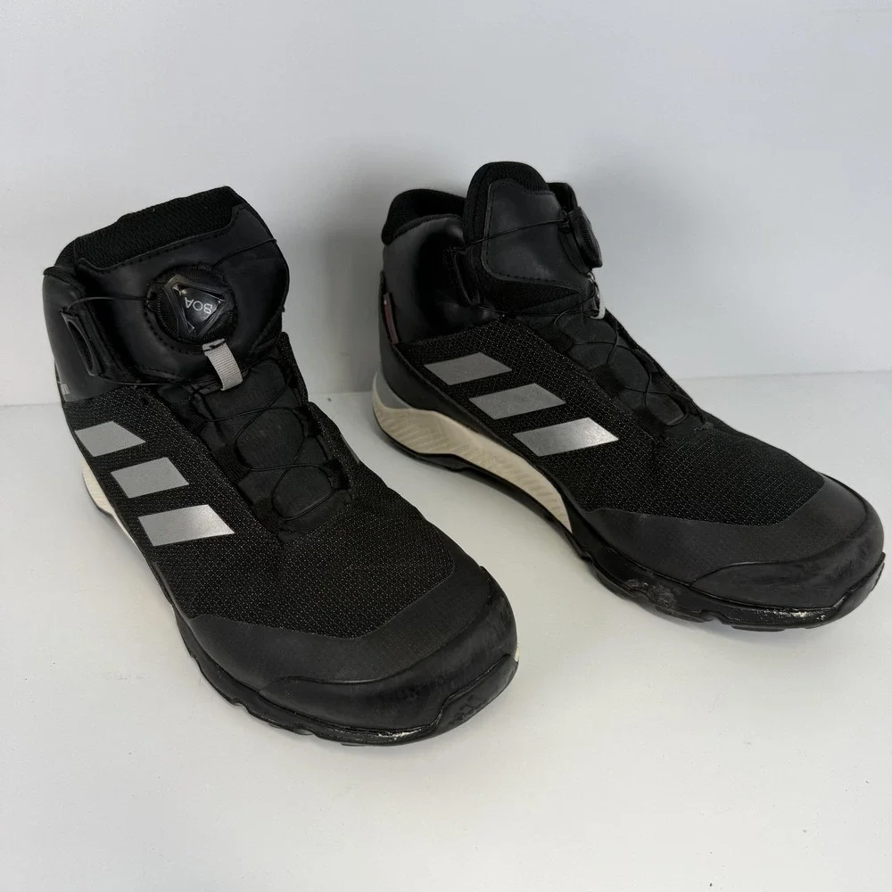 Adidas Shoes Mens 7 Black Terrex Winter Mid Boa Hiking Boots Outdoor Primaloft